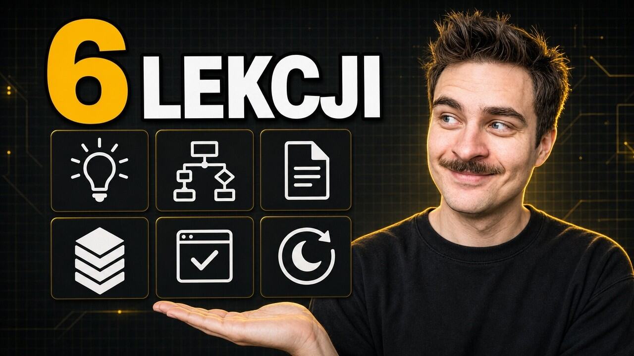 Opublikowana miniatura filmu o sześciu lekcjach z tworzenia aplikacji