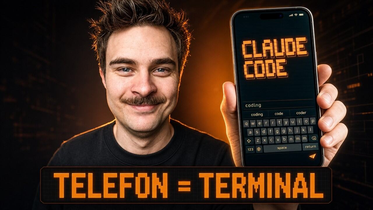 Opublikowana miniatura filmu o Claude Code na telefonie